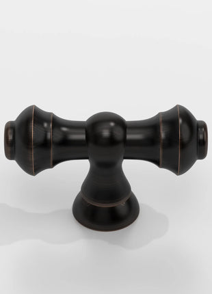 DESIGN3768 Oil Rubbed Bronze Solid Knobs