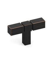 DESIGN3909 Solid Cabinet Knobs – Square Bar Hardware for Drawers, Cupboards & Closets