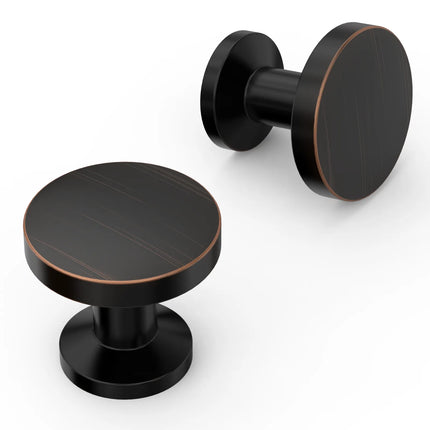 DESIGN2028 Brushed Brass Solid Knobs