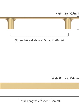 DESIGN3273 Champagne Bronze Cabinet Pulls