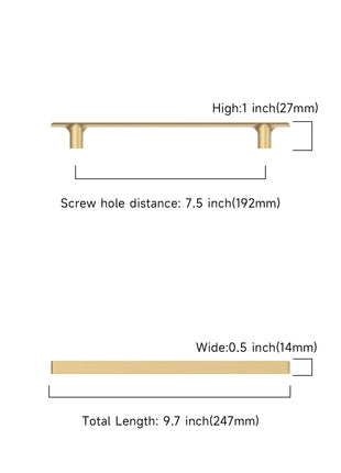 DESIGN3273 Champagne Bronze Cabinet Pulls