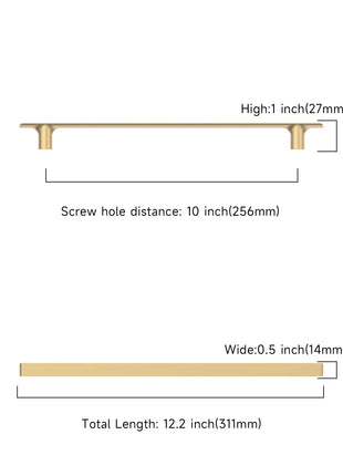 DESIGN3273 Champagne Bronze Cabinet Pulls