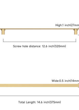 DESIGN3273 Champagne Bronze Cabinet Pulls