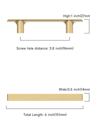 DESIGN3273 Champagne Bronze Cabinet Pulls