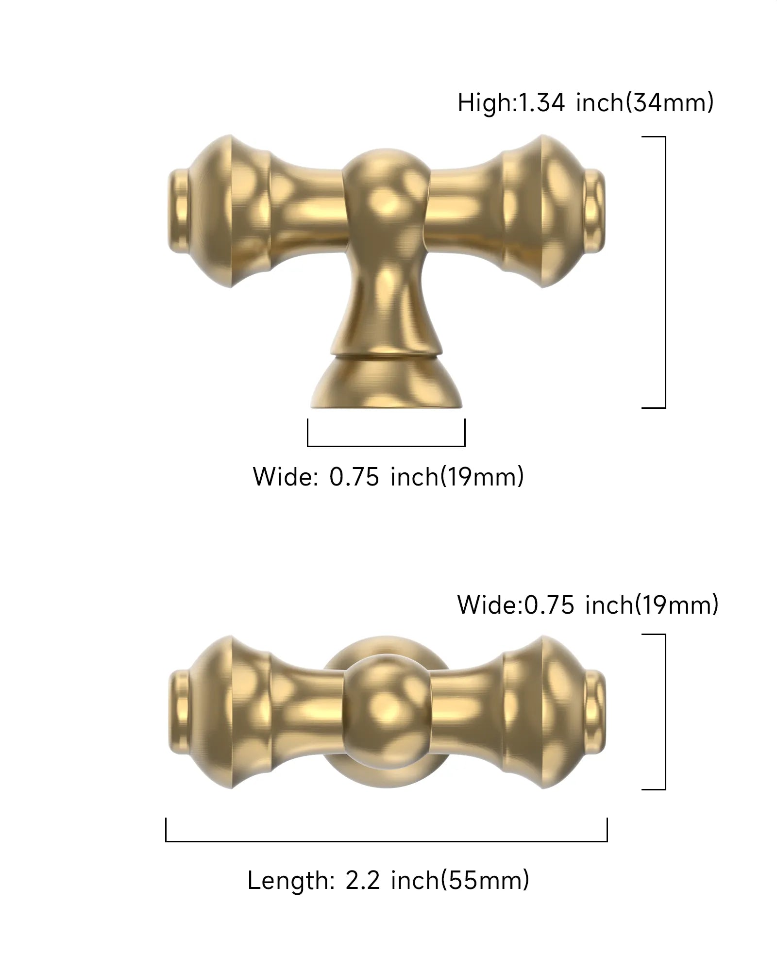 DESIGN3768 Cabinet Knobs for Kitchens & Dressers – Durable, Simple Installation, Everyday Use