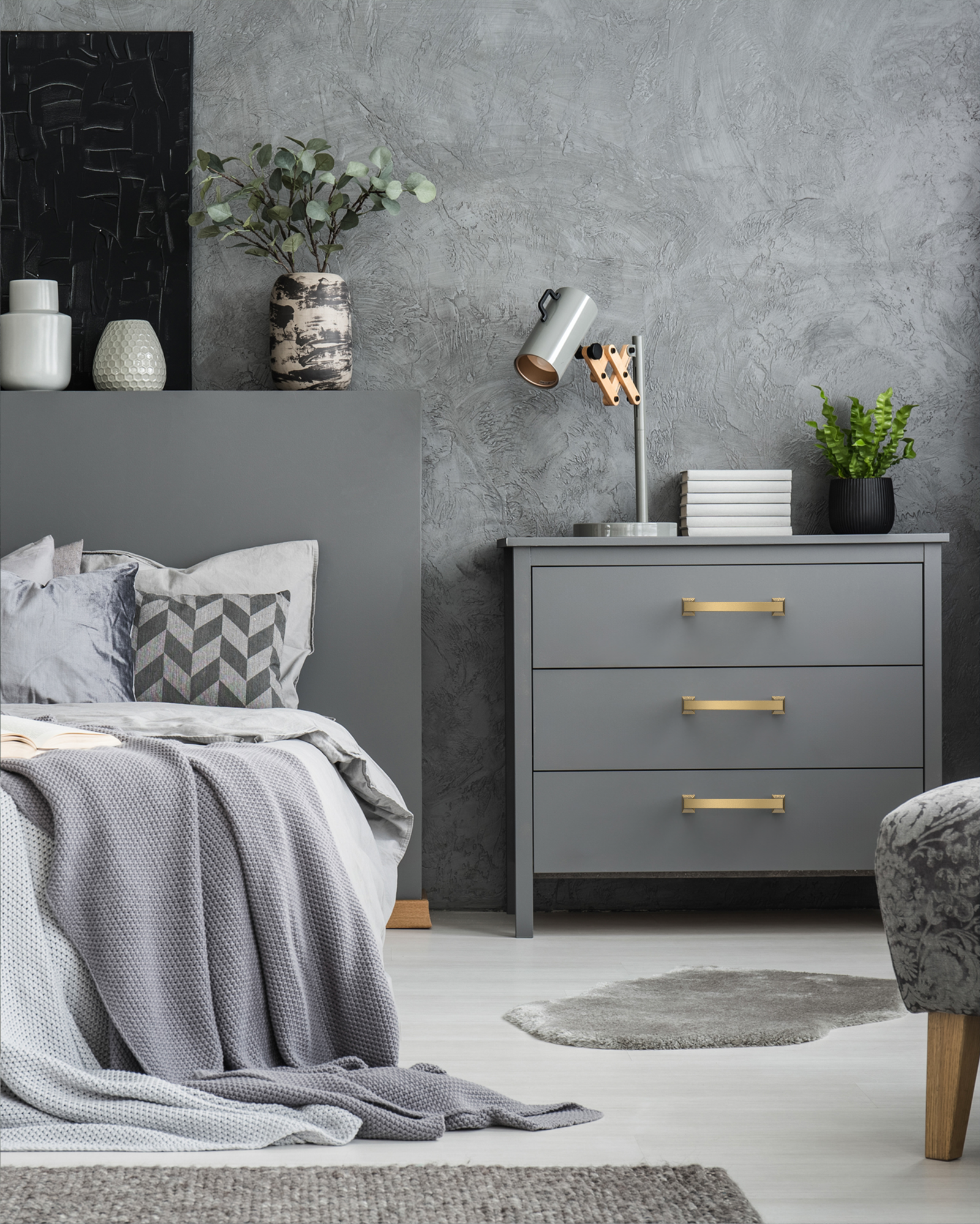 DESIGN3781 Solid Cabinet Handles – Sleek Pulls for Drawers, Cabinets & Closets