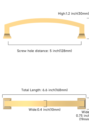 DESIGN3781 Champagne Bronze Cabinet Pulls