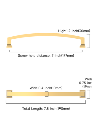 DESIGN3781 Champagne Bronze Cabinet Pulls