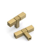 DESIGN3909 Solid Cabinet Knobs – Square Bar Hardware for Drawers, Cupboards & Closets