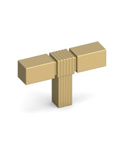 DESIGN3909 Solid Cabinet Knobs – Square Bar Hardware for Drawers, Cupboards & Closets