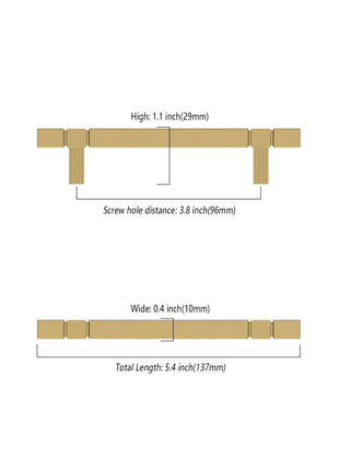 DESIGN3909 Champagne Bronze Cabinet Pulls