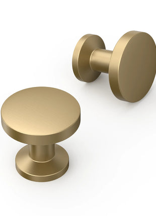 DESIGN2028 Champagne Bronze Solid Knobs