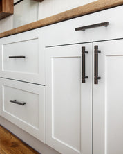 DESIGN3909 Solid Cabinet Pulls – Square Kitchen Handles for Cabinets & Drawers