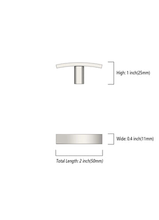 DESIGN3046 Brushed Satin Nickel Solid Knob