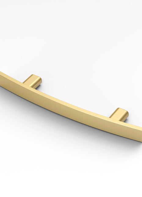 DESIGN3046 Brushed Gold Solid Handles