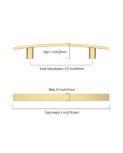 DESIGN3046 Solid Cabinet Handles | Sleek, Durable, and Easy to Install for Cabinets, Drawers & Closets