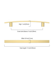 DESIGN3046 Solid Cabinet Handles | Sleek, Durable, and Easy to Install for Cabinets, Drawers & Closets