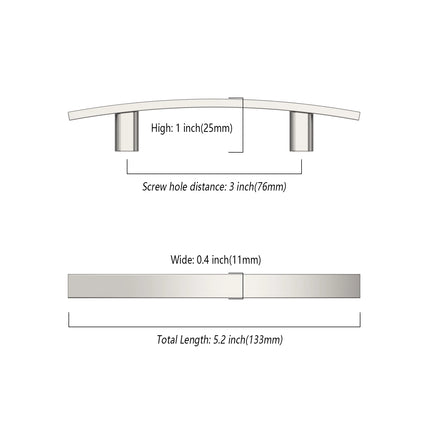 DESIGN3046 Brushed Gold Solid Handles