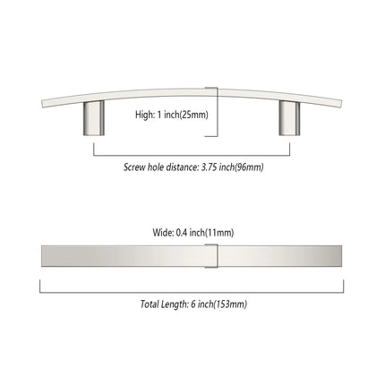 DESIGN3046 Brushed Gold Solid Handles