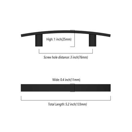 DESIGN3046 Brushed Gold Solid Handles