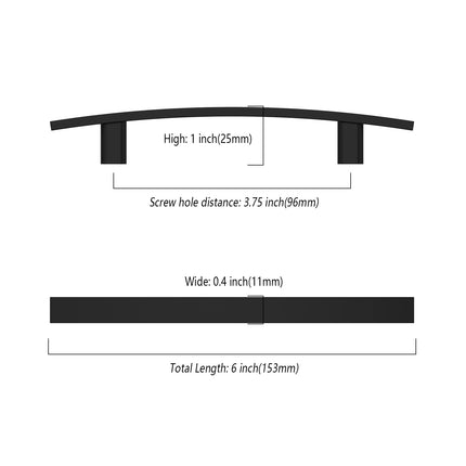 DESIGN3046 Brushed Gold Solid Handles