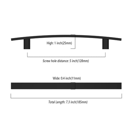 DESIGN3046 Brushed Gold Solid Handles