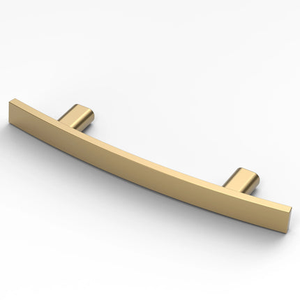DESIGN3046 Brushed Gold Solid Handles
