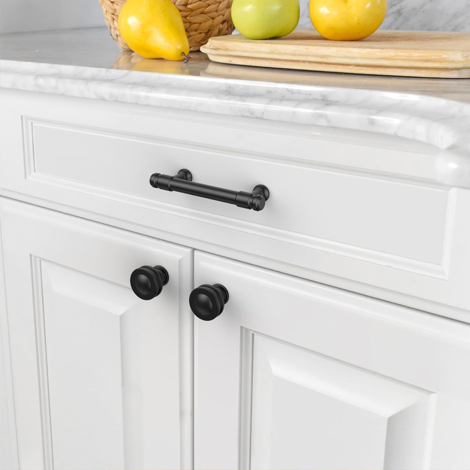 DESIGN2306 Cabinet Pulls – Heavy Duty Solid Kitchen & Drawer Handles