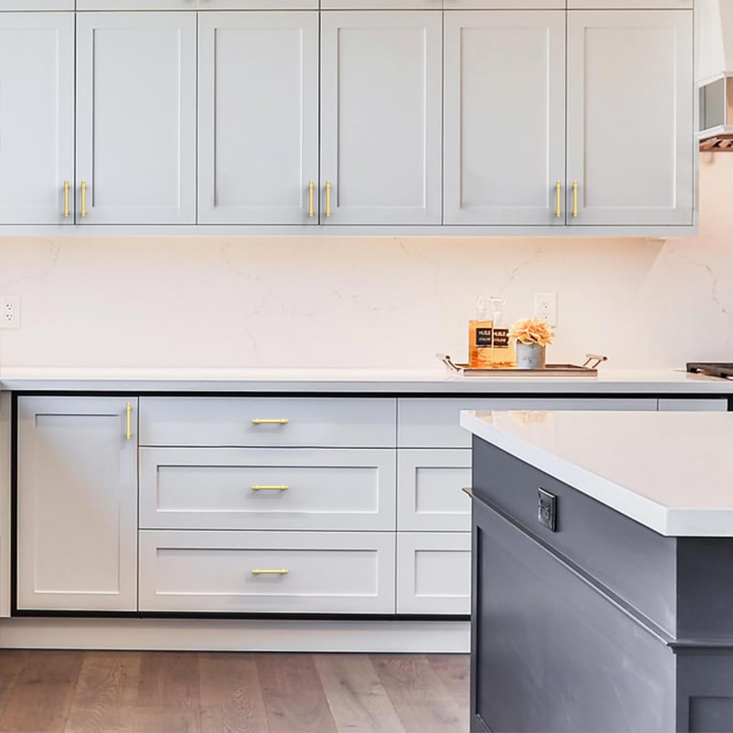 DESIGN2306 Cabinet Pulls – Heavy Duty Solid Kitchen & Drawer Handles