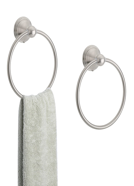 Amerdeco Brushed Nickel Towel Ring