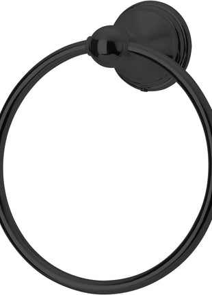 Amerdeco Matte Black Towel Ring