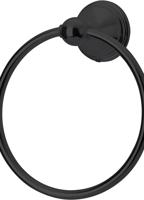 Amerdeco Matte Black Towel Ring
