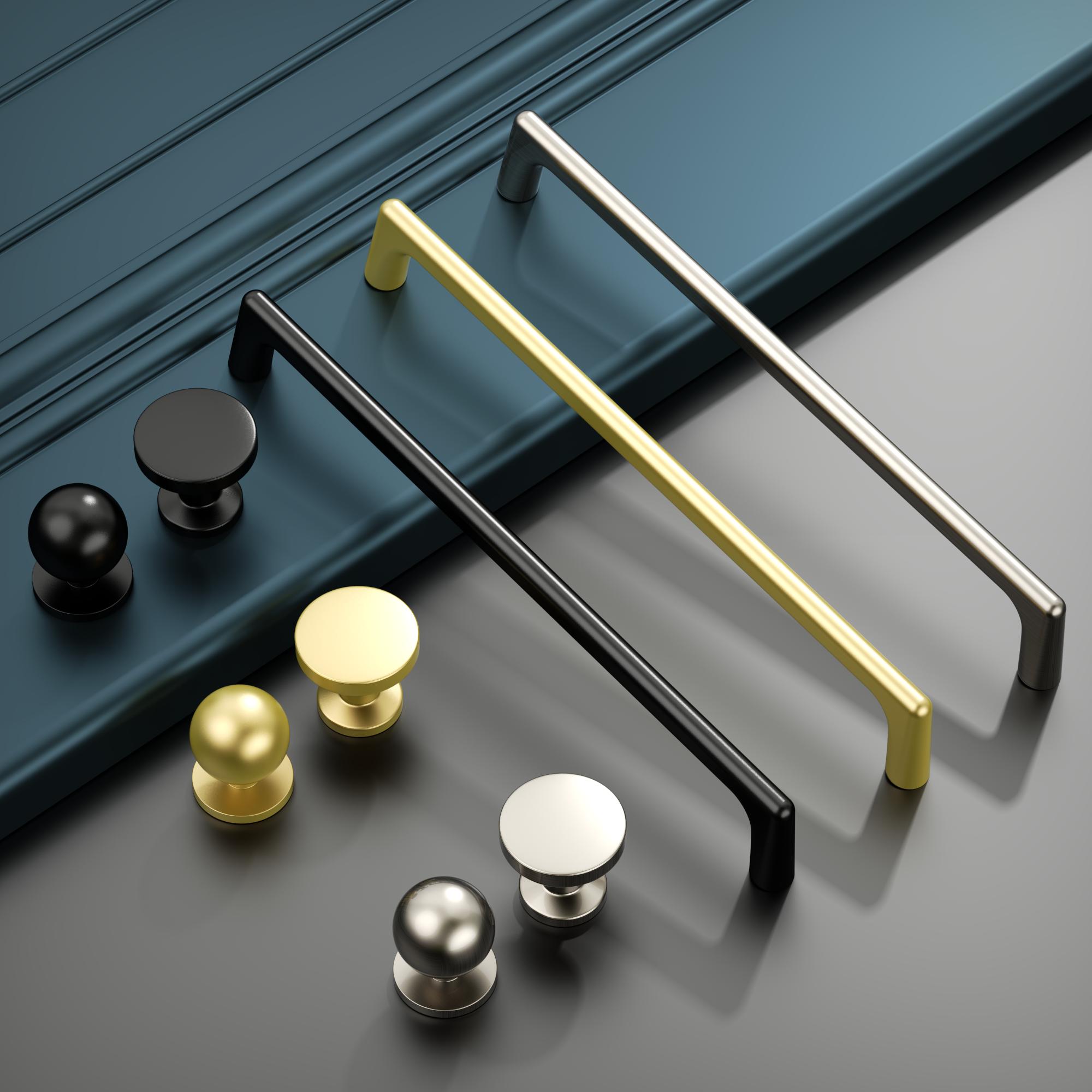 modern slim straight bar cabinet handles for kitchen cabinets and furniture hardware