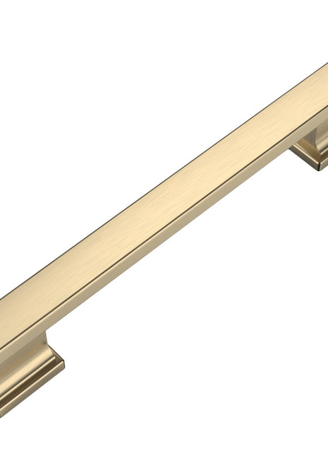 DESIGN2891 Brushed Brass Solid Handles