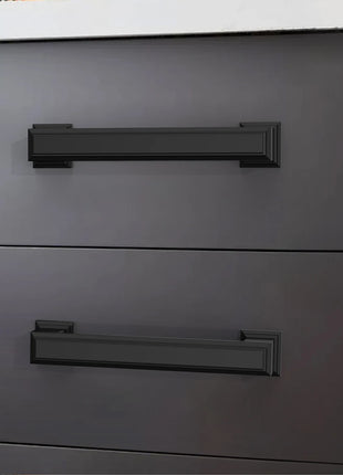 DESIGN2044 Matte Black Solid Handles