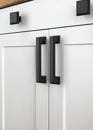 DESIGN2044 Matte Black Solid Handles