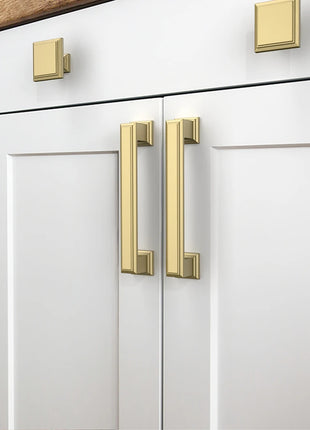 DESIGN2044 Brushed Gold Solid Handles