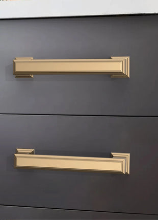 DESIGN2044 Champagne Bronze Solid Handles