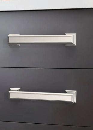 DESIGN2044 Brushed Satin Nickel Solid Handles