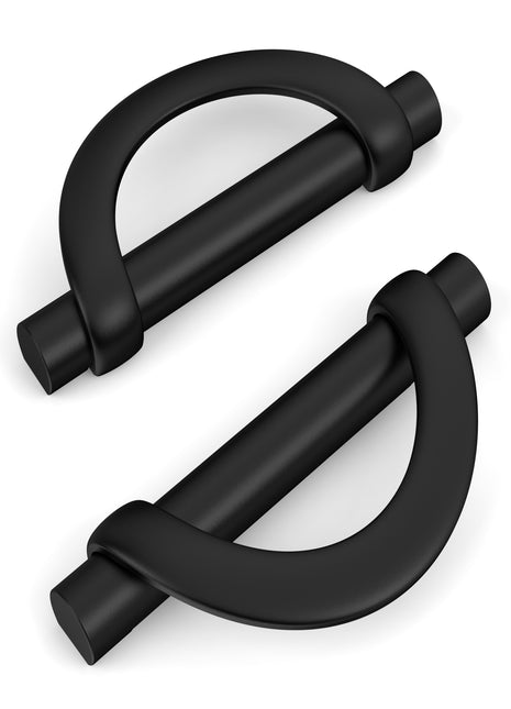 DESIGN3955 Matte Black Cabinet Pulls
