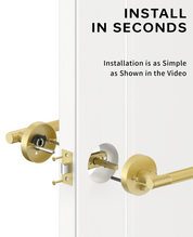 ZR02-124A Matte Black Door Handle Knurled Lever Modern Style | Privacy, Passage, Dummy