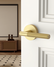 ZR02-124A Matte Black Door Handle Knurled Lever Modern Style | Privacy, Passage, Dummy