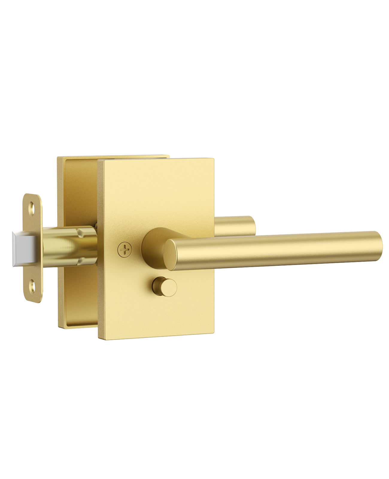 ZR08-097Z Champagne Bronze Door Levers, Heavy-Duty Feel & Modern Minimalist | Privacy, Passage, Dummy