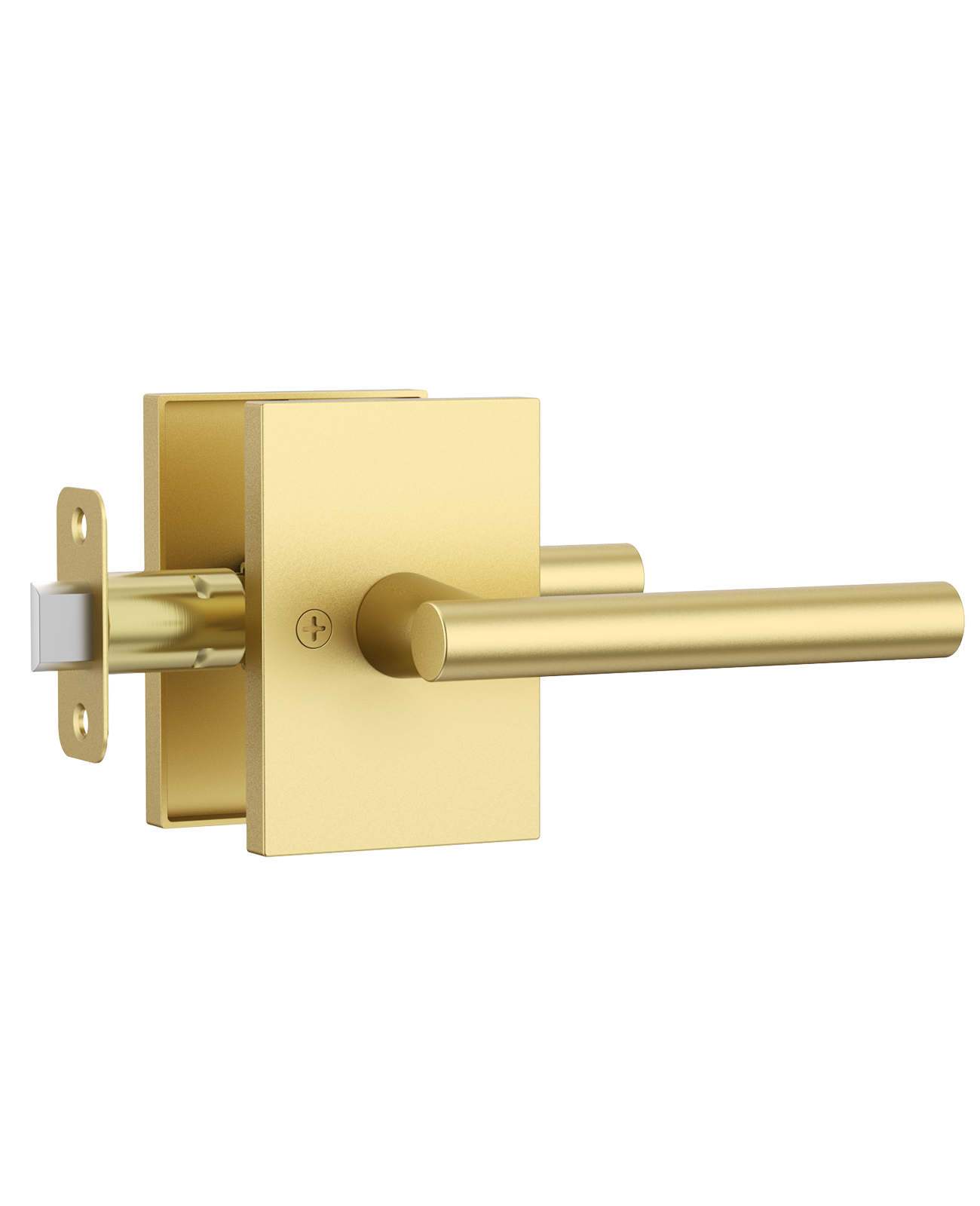 ZR08-097Z Champagne Bronze Door Levers, Heavy-Duty Feel & Modern Minimalist | Privacy, Passage, Dummy