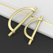 DESIGN3955 Combination Cabinet Pulls – Bar & Cup Pull Design for Drawers & Cabinets