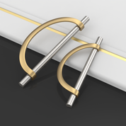 DESIGN3955 Combination Cabinet Pulls – Bar & Cup Pull Design for Drawers & Cabinets