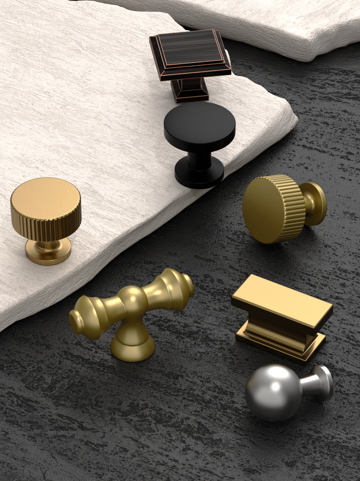 modern cabinet knobs for kitchen&bathroom